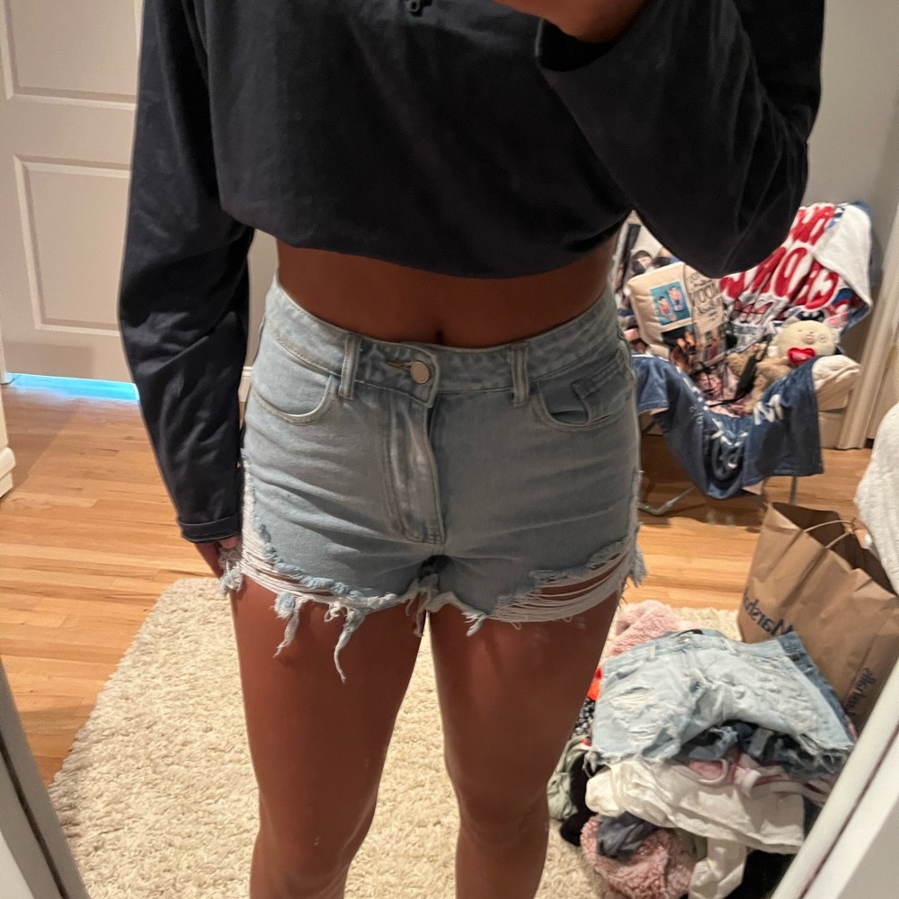 SHEIN Light Blue Jean Shorts